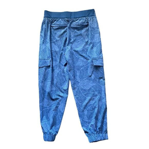 SOFT SURROUNDINGS Pull on Pants Blue Tropical Size Small - Picture 3 of 7
